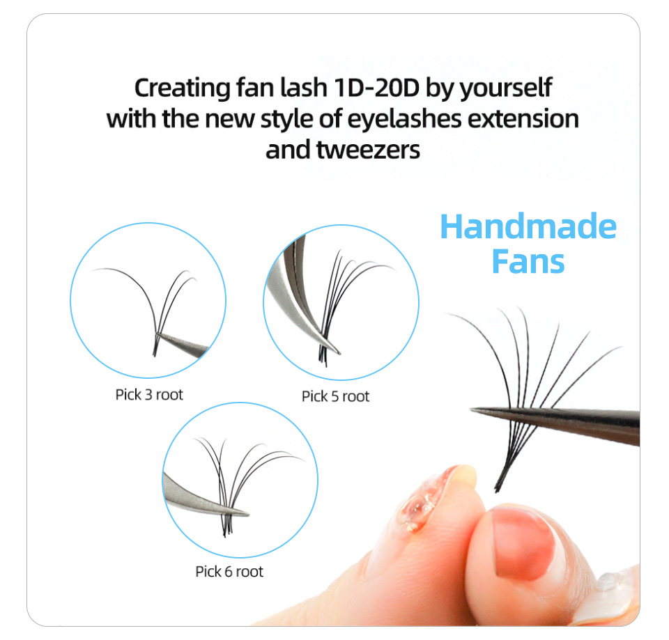 AGUUD 16 Rows Long 16-20mm Eye - Eyelash Extension Russian 리뷰 및 가격