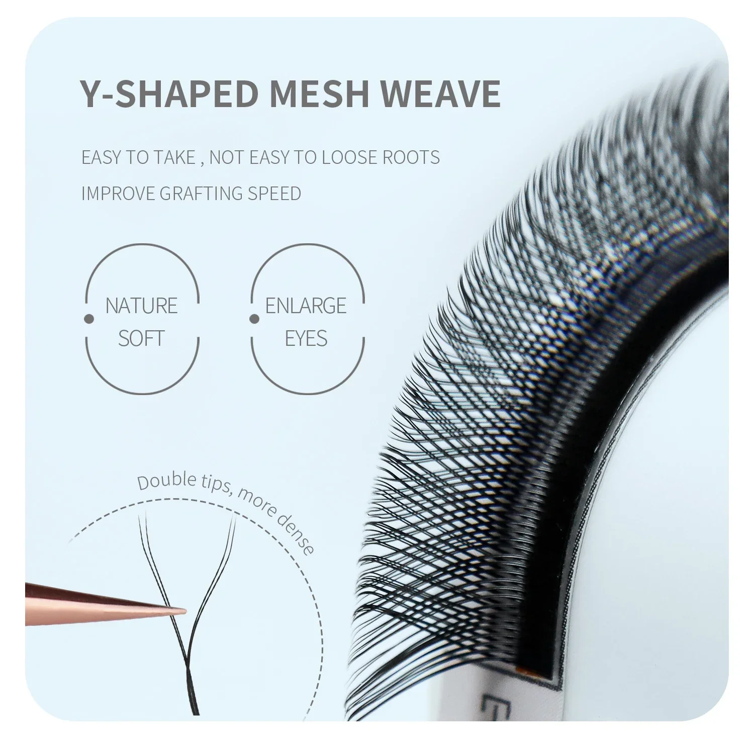 ANNAFRIS Brown W Shape Lash Ex - Eyelash Extension Yelix 리뷰 및 가격