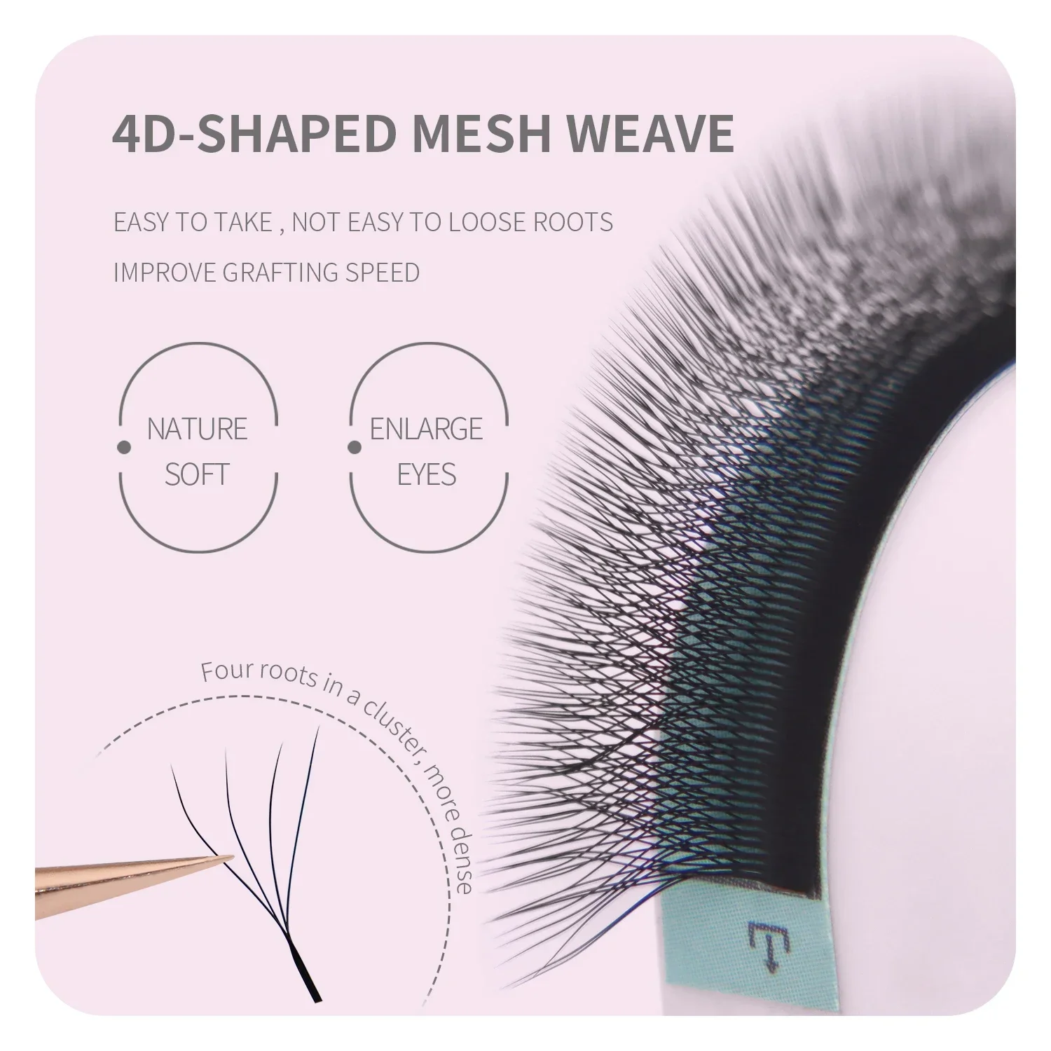 ANNAFRIS Brown W Shape Lash Ex - Eyelash Extension Yelix 리뷰 및 가격