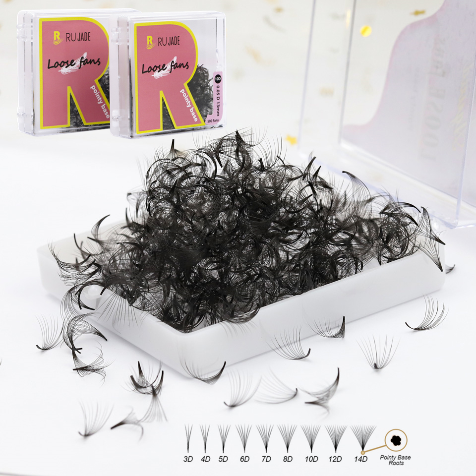 RUJADE Thin Pointy Base Premad - Eyelash Extension Russian 리뷰 및 가격