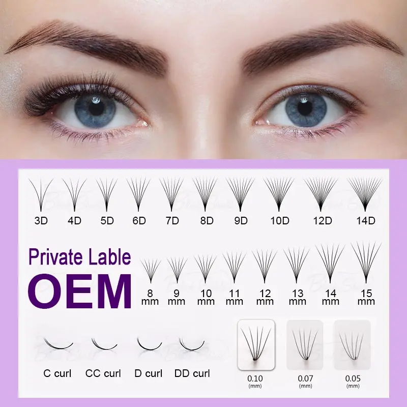 RUJADE Thin Pointy Base Premad - Eyelash Extension Russian 리뷰 및 가격