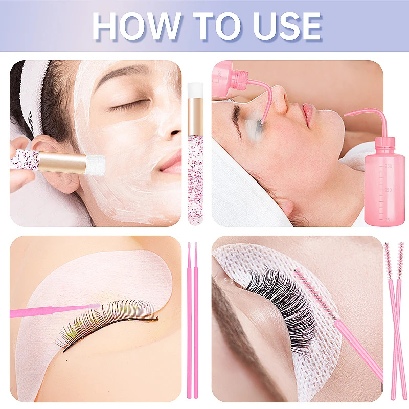153pcs/Set Eyelash Extension S - Eyelash Extension Wash 리뷰 및 가격