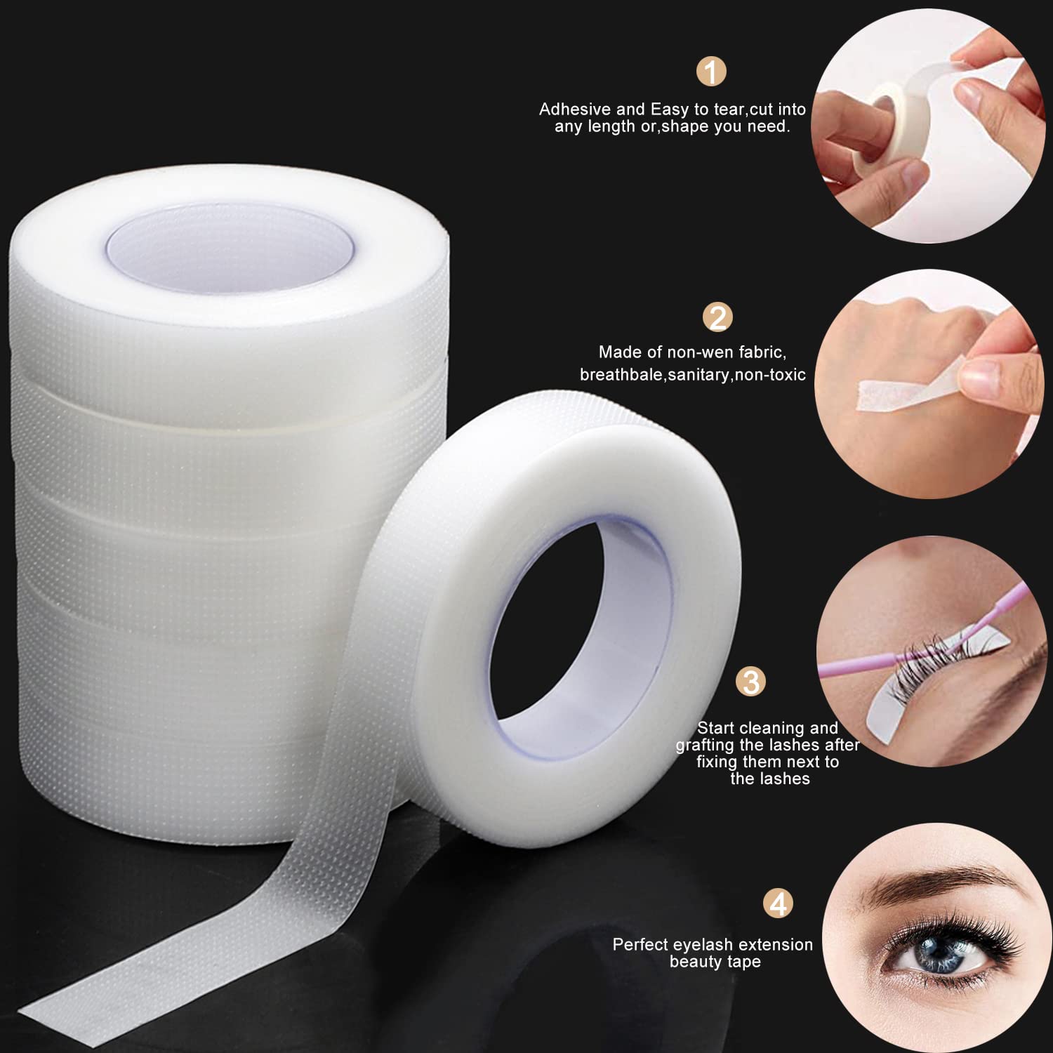 Eyelash Tape Transparent Adhes - Lash Removal Cream 리뷰 및 가격