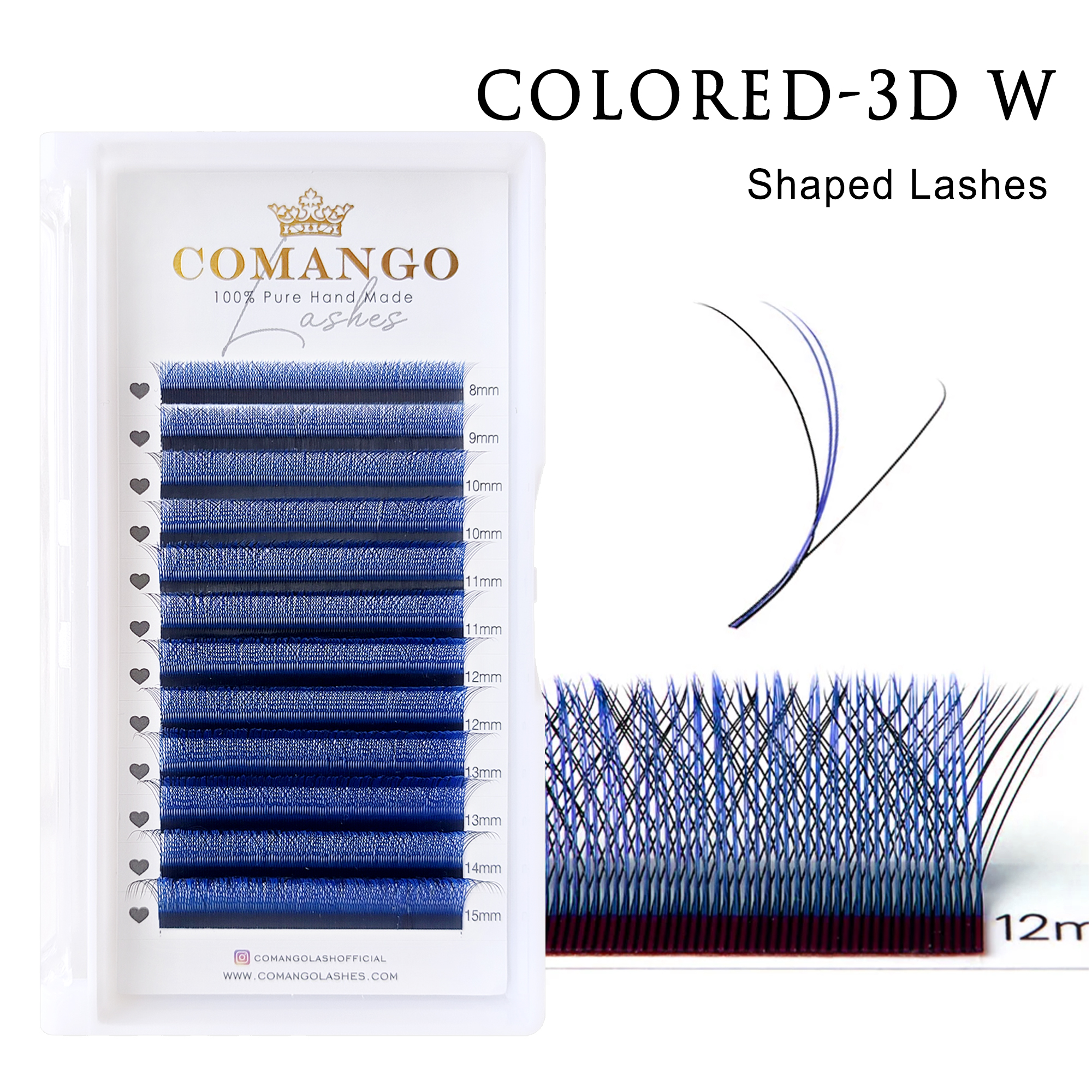 COMANGO 3D Brown Purple Blue W - Lash Tile Palette 리뷰 및 가격