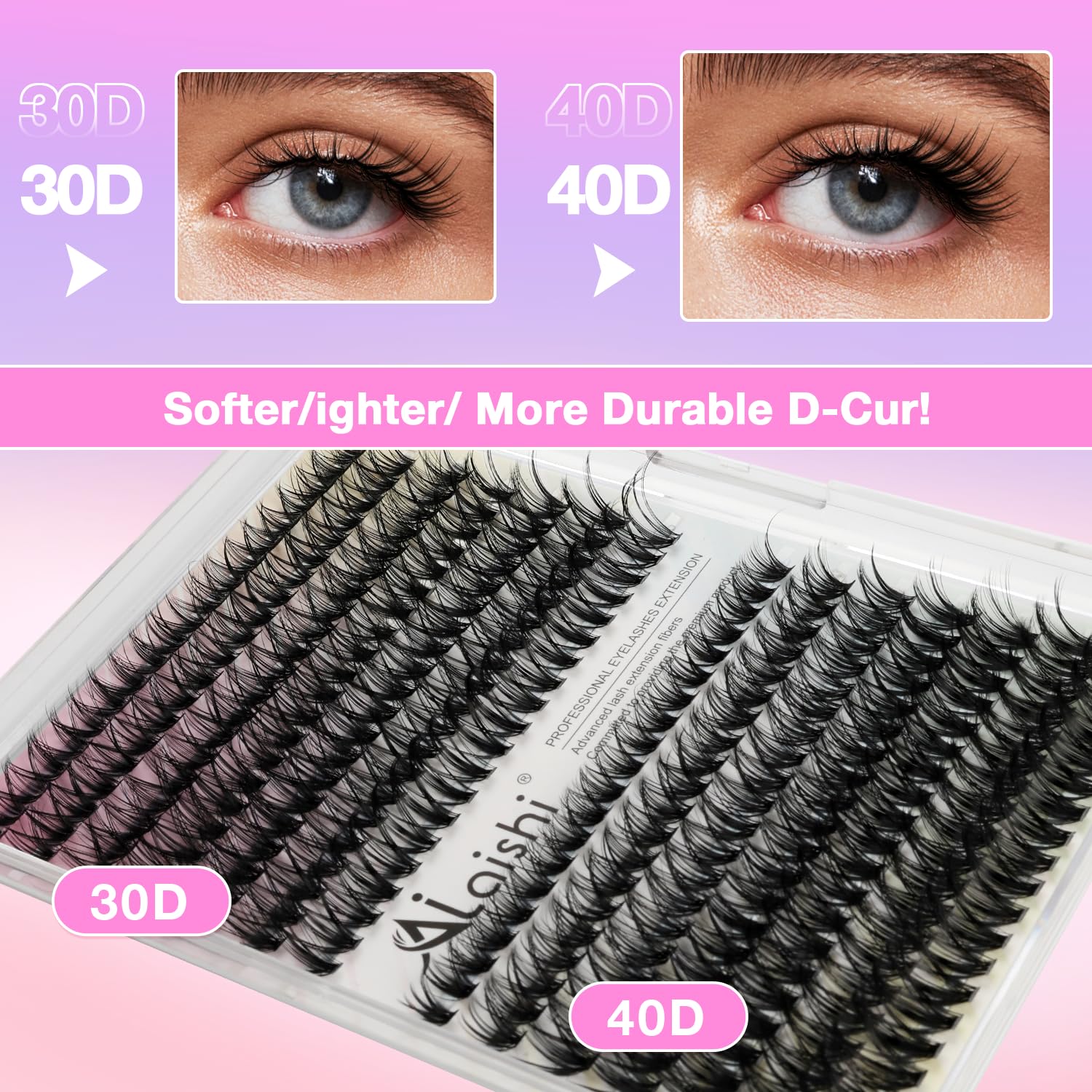 Lash Clusters Kit, DIY Cluster - Eyelash Extension No 9 리뷰 및 가격