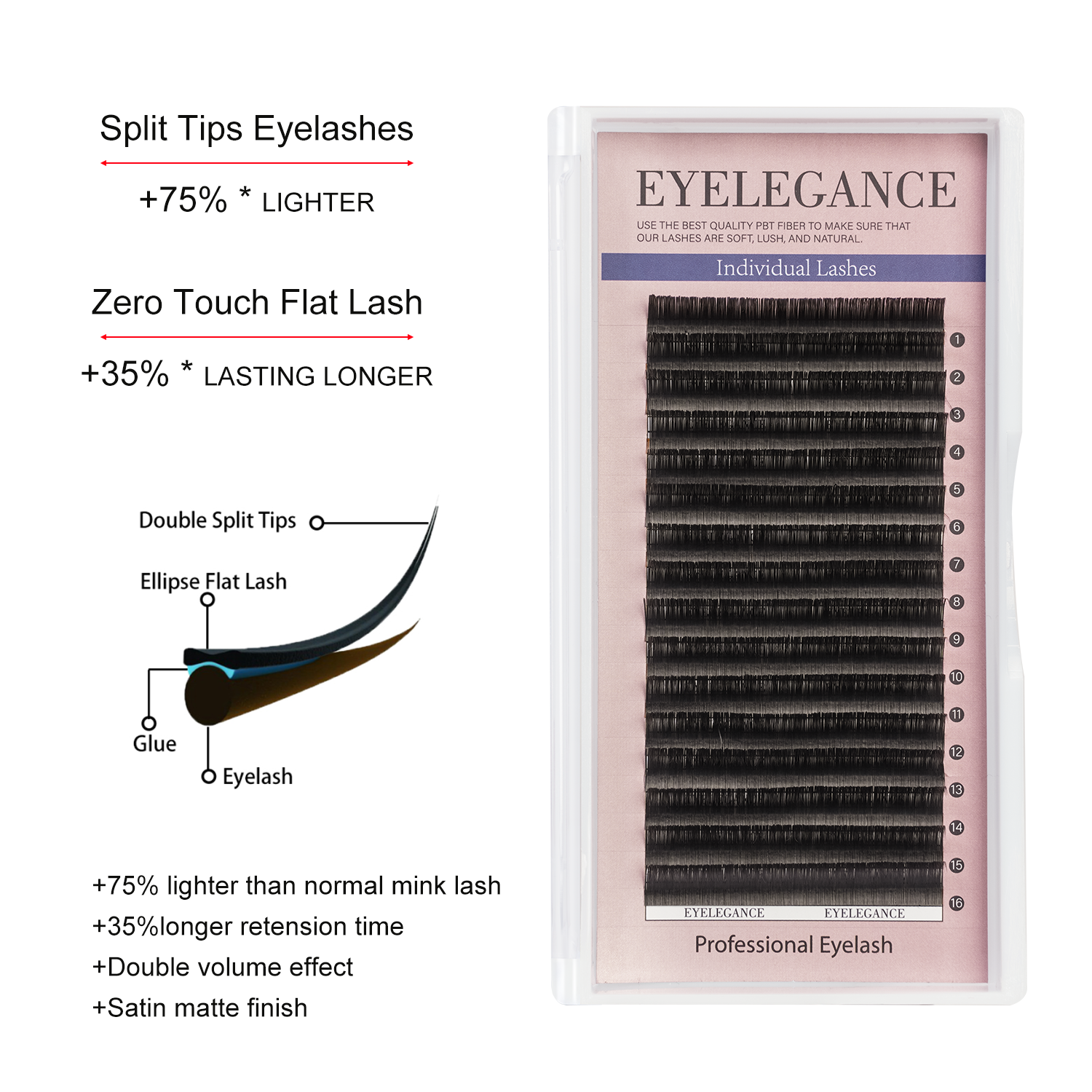 EYELEGAANCE false eyelashes16R - Eyelash Extension Qc 리뷰 및 가격