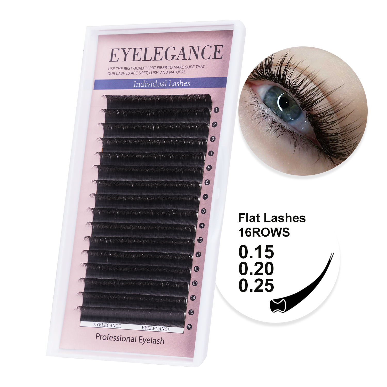 EYELEGAANCE false eyelashes16R - Eyelash Extension Qc 리뷰 및 가격