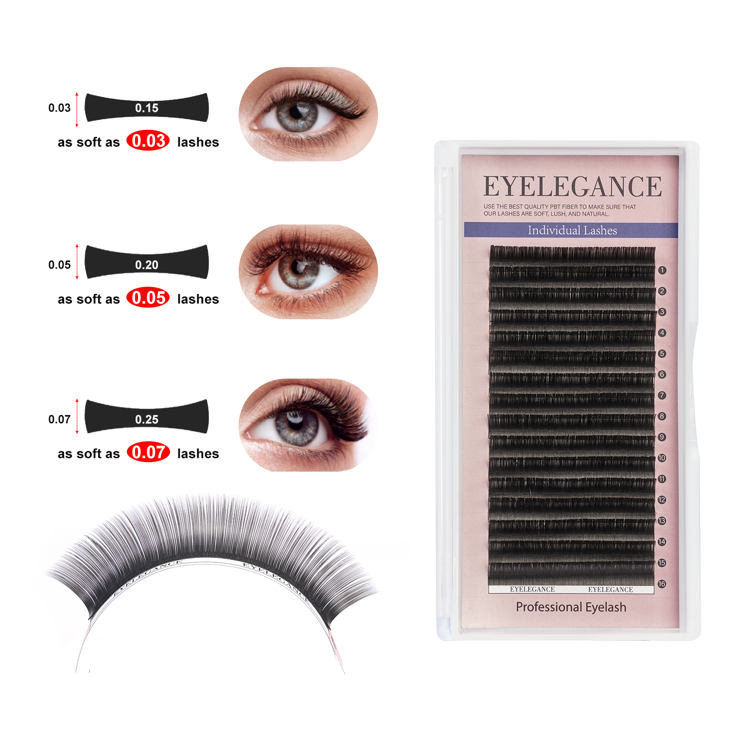 EYELEGAANCE false eyelashes16R - Eyelash Extension Qc 리뷰 및 가격