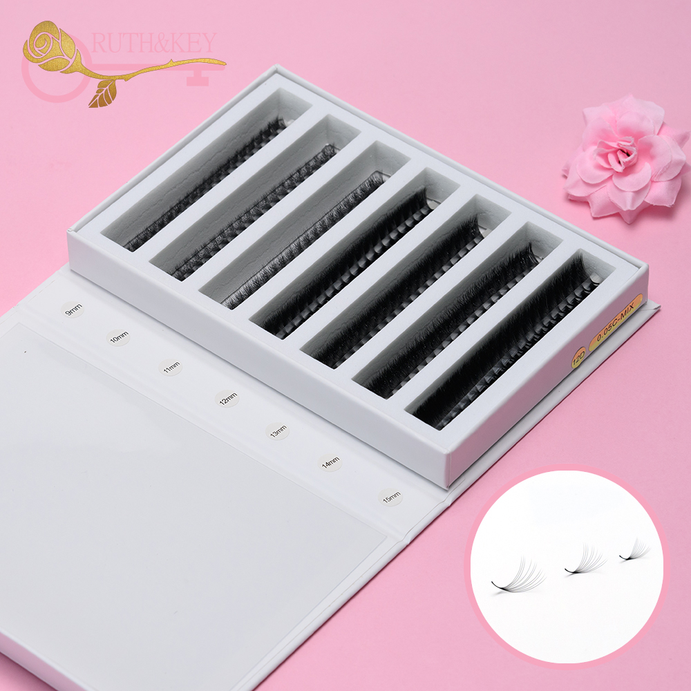 2000 Fans 0.05 0.07 Mix C D La - Eyelash Extension Russian 리뷰 및 가격