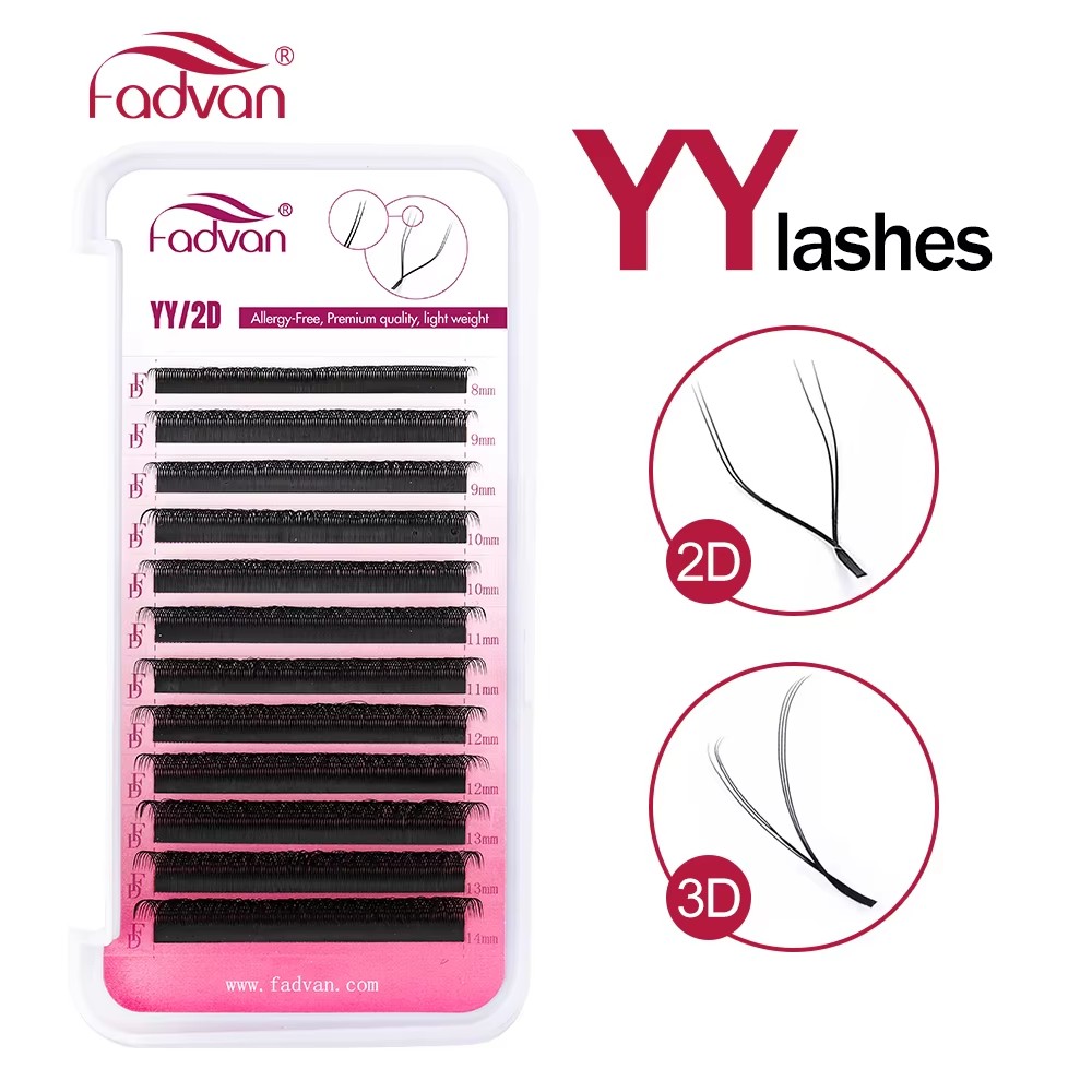 Fadvan 2D/3D YY Shape 0.07mm C - Eyelash Extension Yelix 리뷰 및 가격