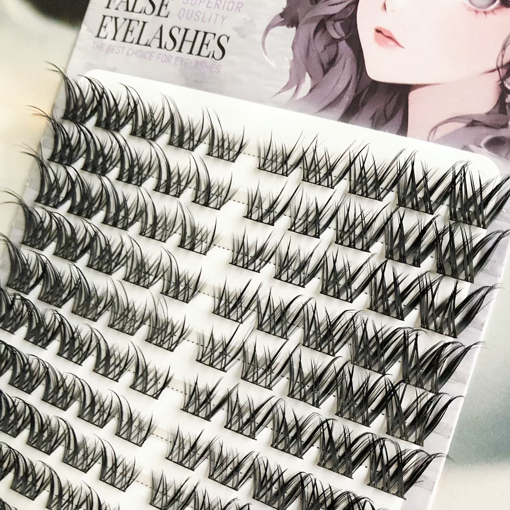 Fluffy Cluster Natural False E - Eyelash Extension No 9 리뷰 및 가격