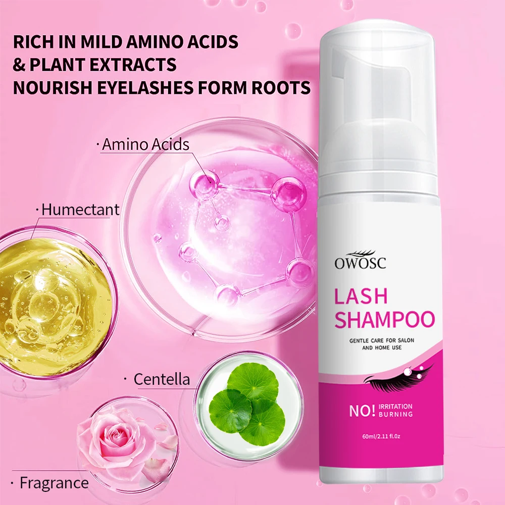 60ml Eyelash Extension Shampoo - Eyelash Extension Logo 리뷰 및 가격