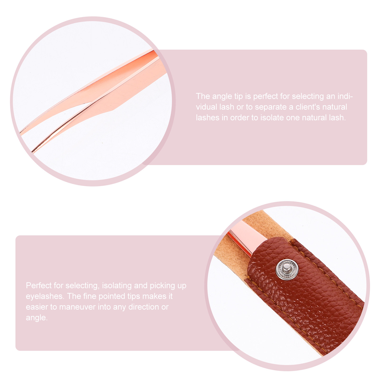 4Pcs Stainless Steel Eyelash T - Isolation Tweezer Curved 리뷰 및 가격