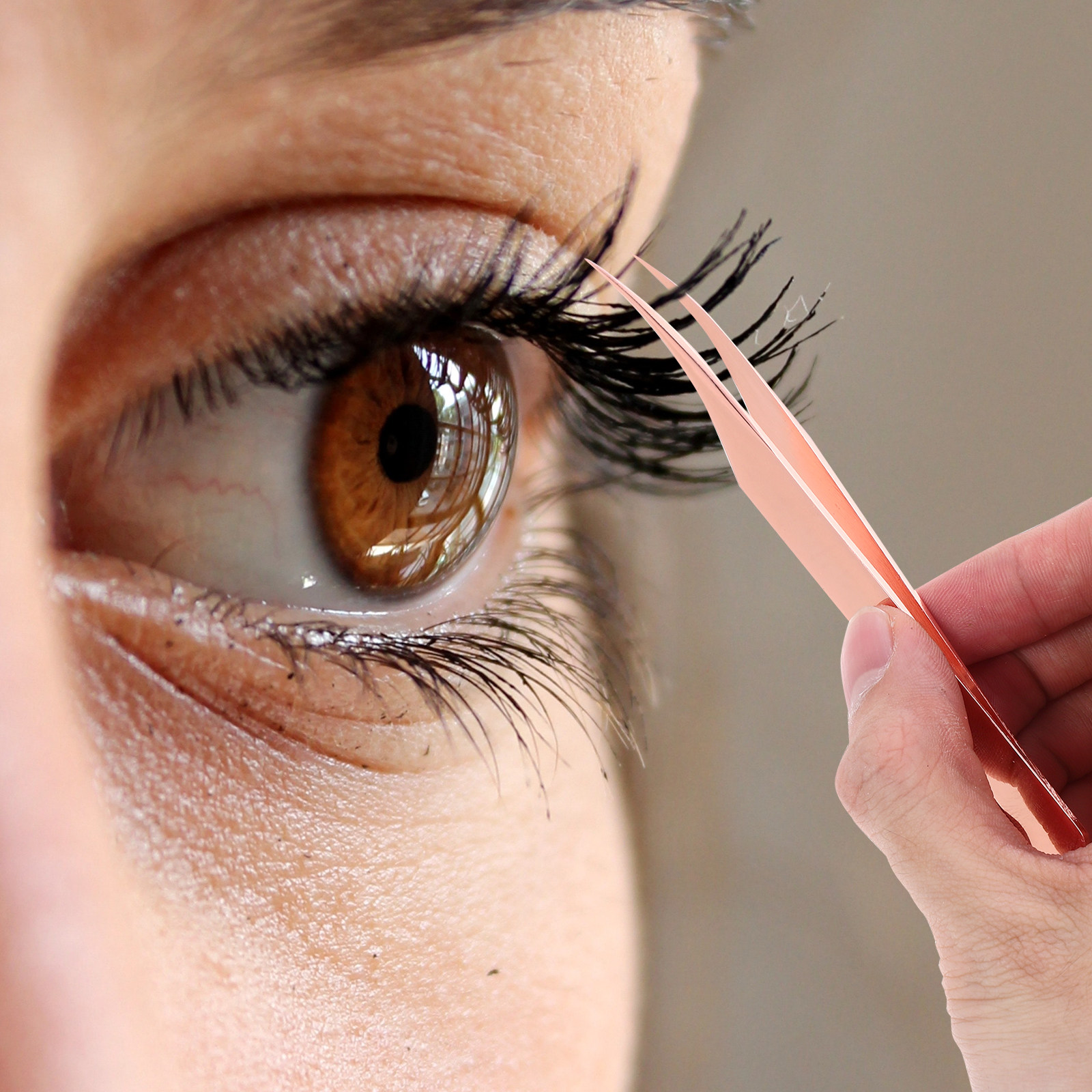 4Pcs Stainless Steel Eyelash T - Isolation Tweezer Curved 리뷰 및 가격