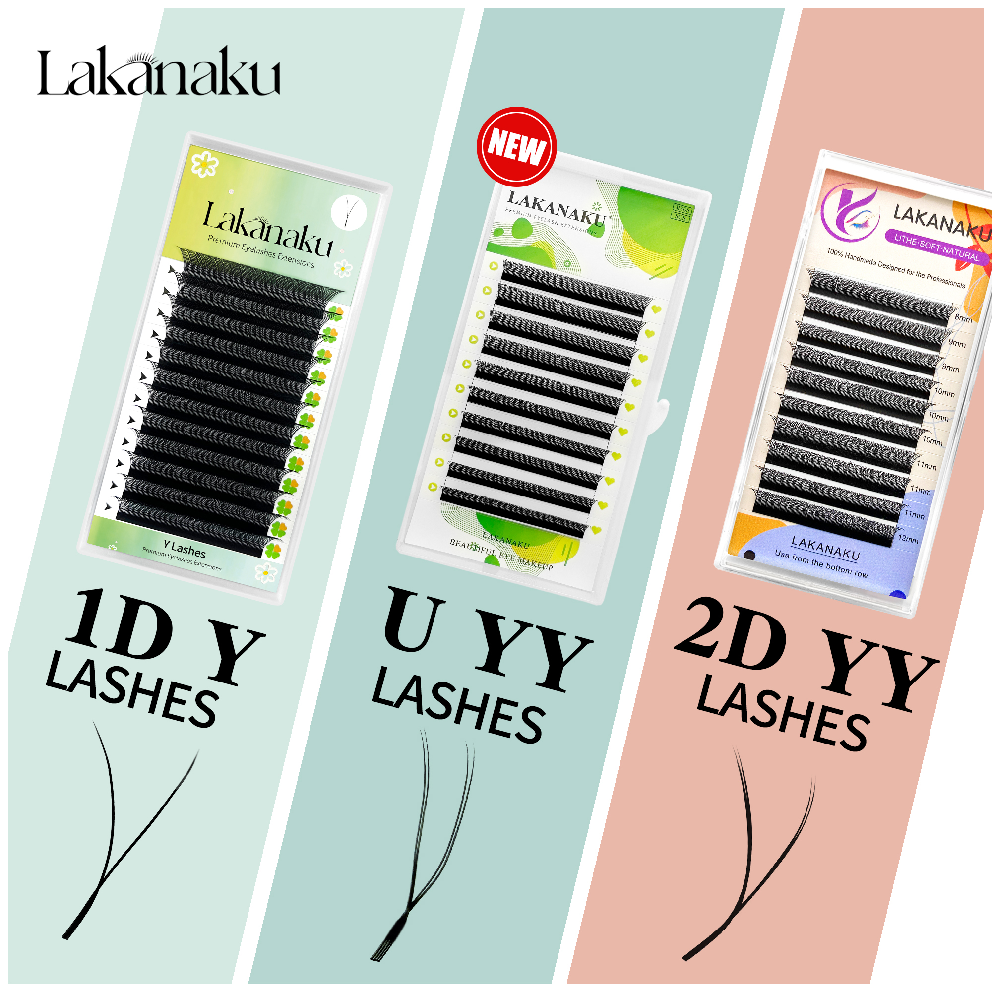 LAKANAKU New U YY Lash U Lash  - Eyelash Extension Yelix 리뷰 및 가격