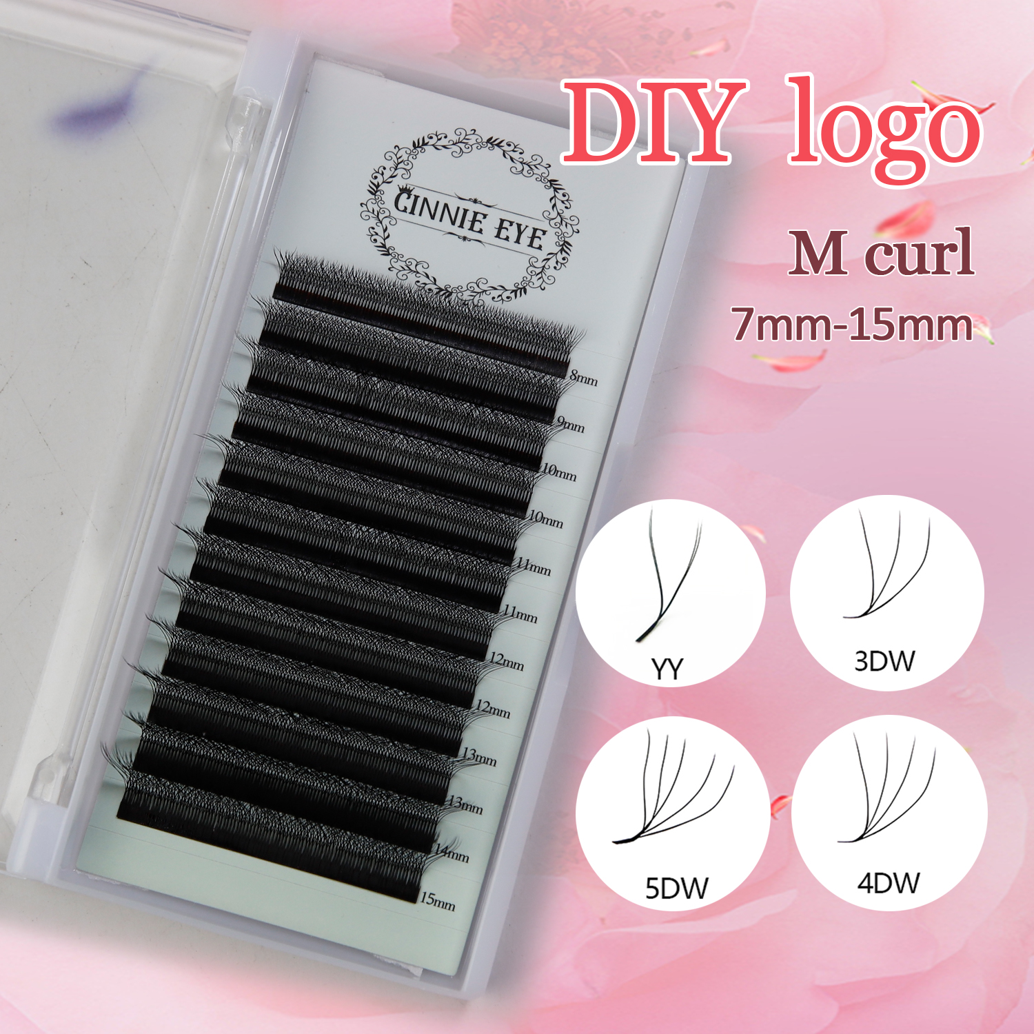 New 5DW M curl Eyelash Extensi - Eyelash Extension Yelix 리뷰 및 가격