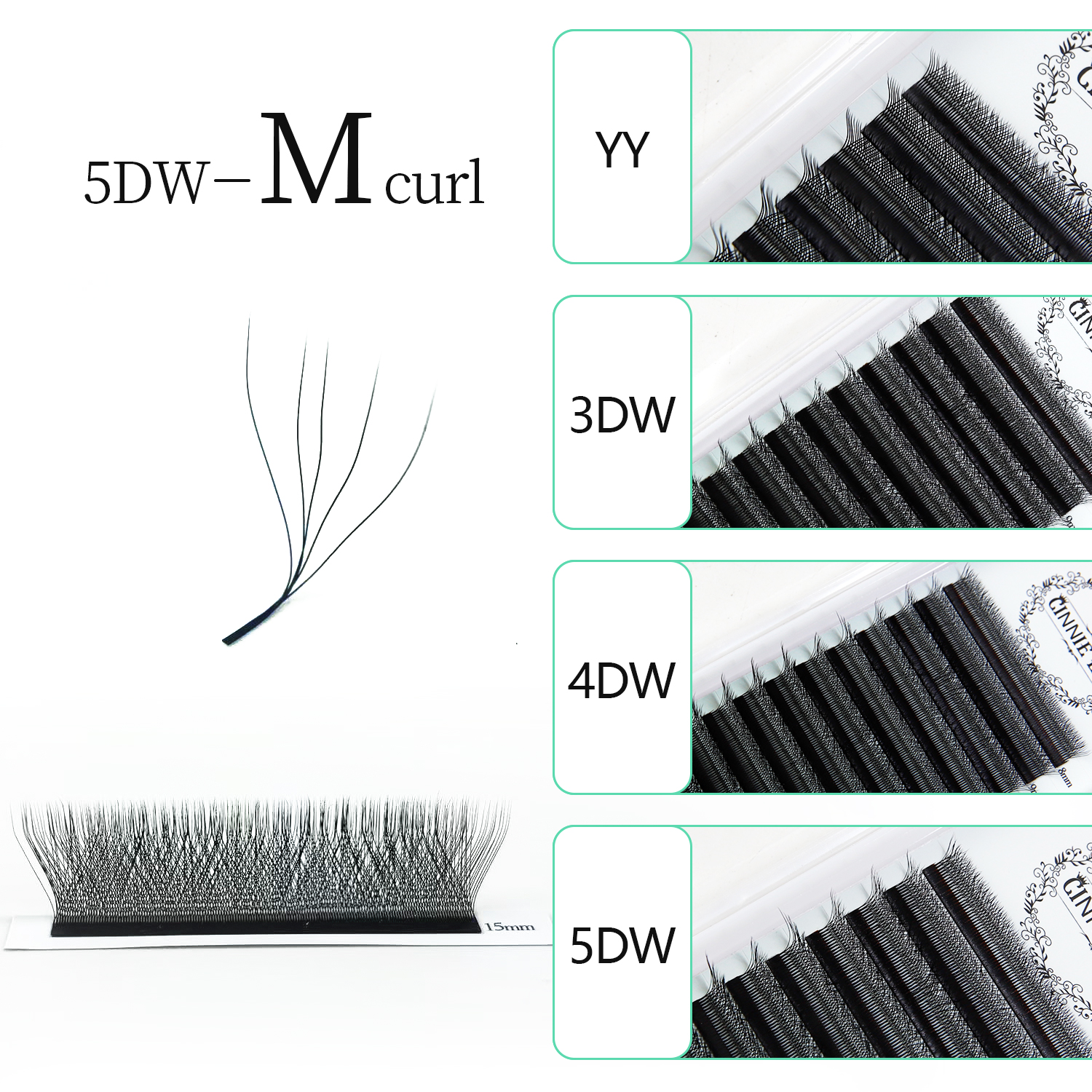 New 5DW M curl Eyelash Extensi - Eyelash Extension Yelix 리뷰 및 가격